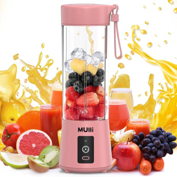 USB Rechargeable Mulli Portable Blender With Six Blades For Smoothie And Shakes