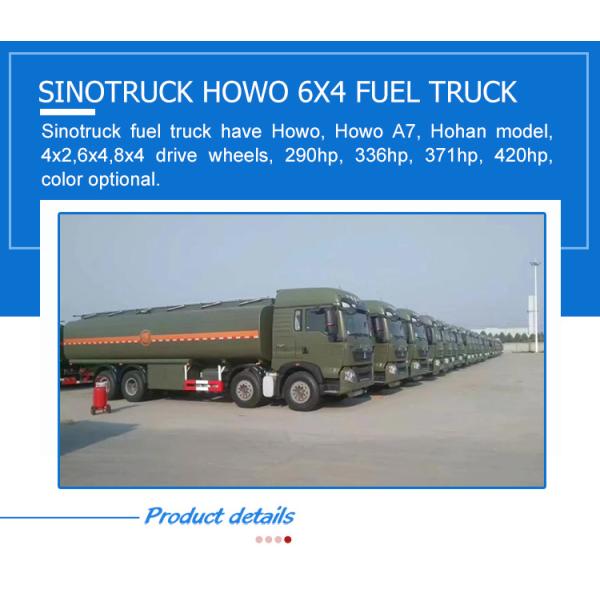 Sinotruck 12 Wheels HOWO 8X4 40000 Litre Fuel Tank Truck with 21-30t Load Capacity