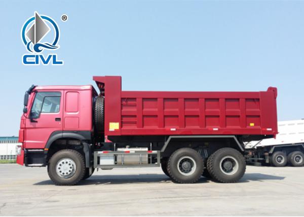 Sinotruk 336 Horsepower Heavy Duty Dump Truck / Diesel 6x4 full fender Dump Truck