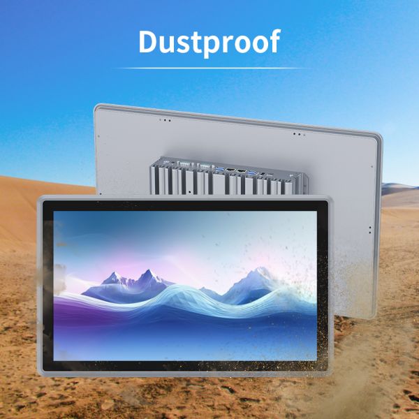 21.5 Inch Industrial Panel PC with Capacitive Touch Display and Wide Temperature Support in Full Aluminum Alloy