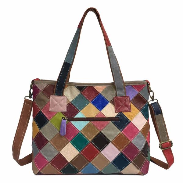 Custom Women's Handbags Tote Bags Designer Vintage Leather Bag for Bohemian Style