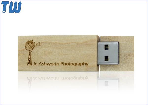 Bulk Rectangle Wooden 1GB USB Stick Drive Natural Simple Product