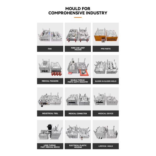 High Precision RFID Animal Ear Tag Mold with Long Mold Life and Multi-Cavity Design for Livestock Identification