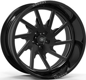 Off Rad Rims 24x12 and 24x14 Gloss Black Machined Deep Lip Customized 4x4 Wheels