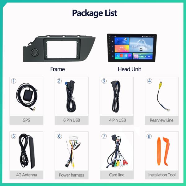 Kia K2 2020-2021 Car Radio Screen DVD Player GPS Navigation Cars Head Unit