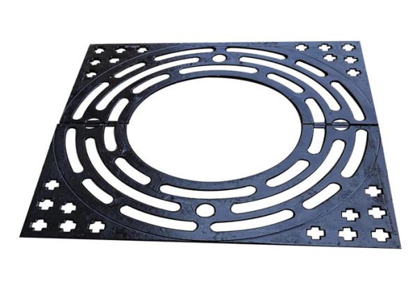 OEM Cast Iron Tree Grates 1200mm X 1200mm EN124 B125 Garden Decoration
