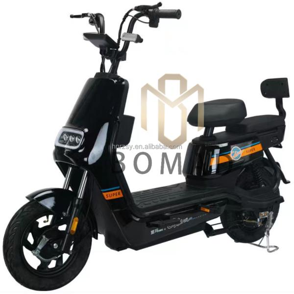 Black Electric City Bike Bicycle 500w Electric Scooter Bike with Down Tube Battery Position