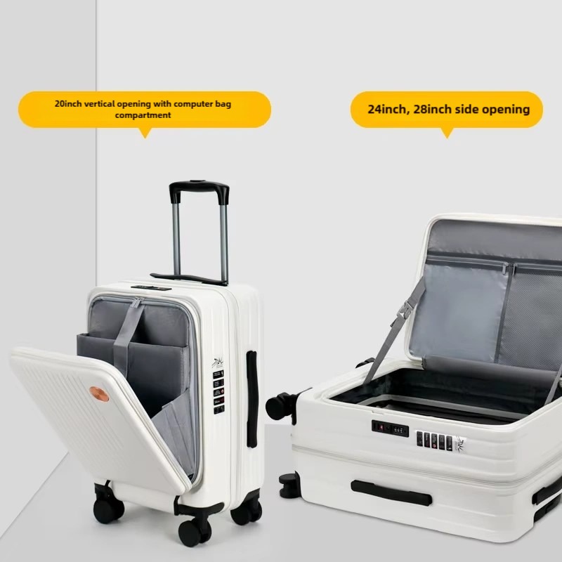 Classic Fashion Beauty Trolley Case  Unisex 28 Inch Suitcase Expandable Three Piece
