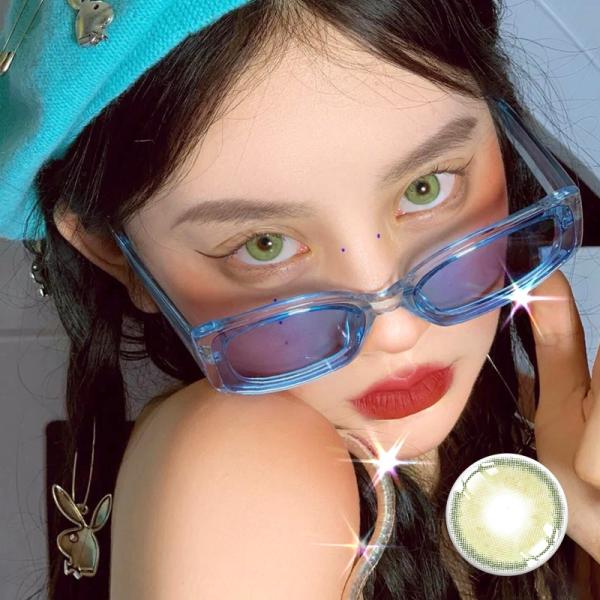 Изготовленный на заказ зеленого глаза ISO13485 контактных линзов рецепт 14mm не