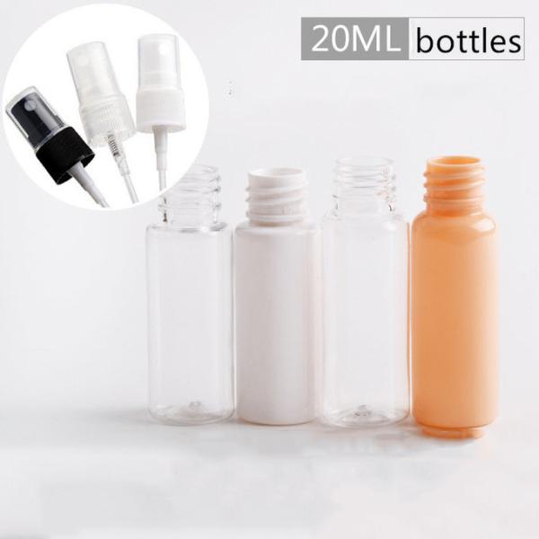 Покрашенный пластиковый косметический размер перемещения бутылок 20мл брызг пустой для духов