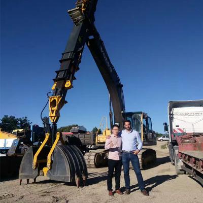 Máquina escavadora Telescopic Arm Length do crescimento telescópico 11700 milímetros, Máximo Digging Dradius 6430 milímetros.