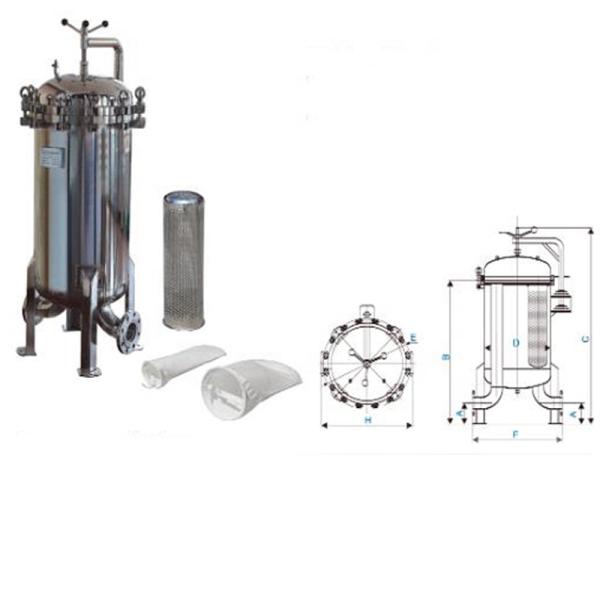 Cartridge Filter Housing For Water Treatment Pre Water Purification