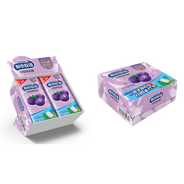Délicieux bonbons sans glucides avec des couleurs de pêche naturelles