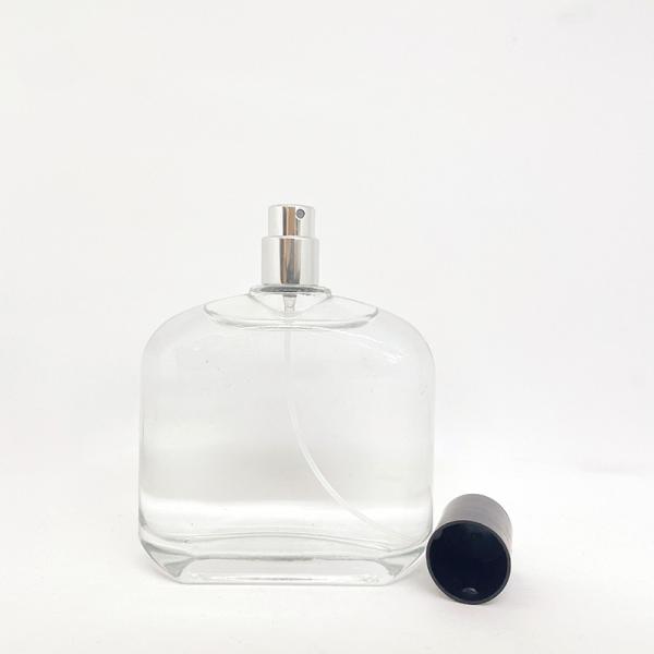 Transparent Perfume Bottle 100ml Glass Bottle Empty Bottle Portable Press Spray Sub Bottle Perfume Packaging