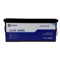 Deep Cycle LiFePO4 Lithium Battery 12.8V 200Ah Intelligent Energy Management