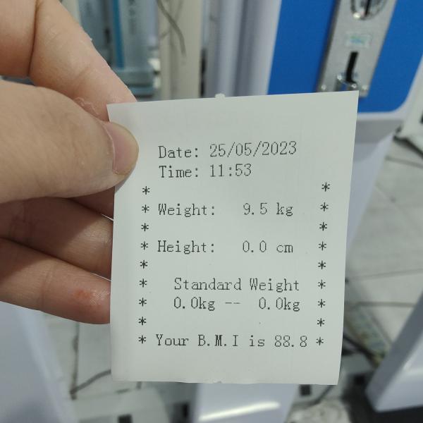 Medical Steel Scale for Height and Weight Measurement at Coin-Operated Shopping Mall