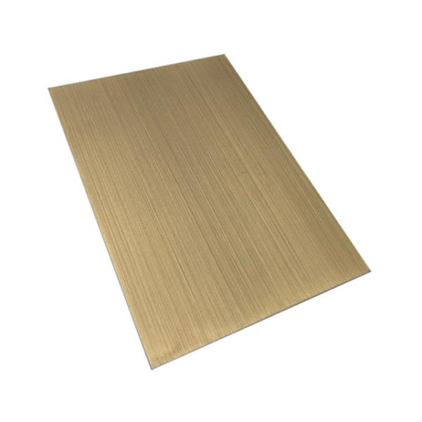 Цветная пластина из матового титана из нержавеющей стали 0,15 мм 201