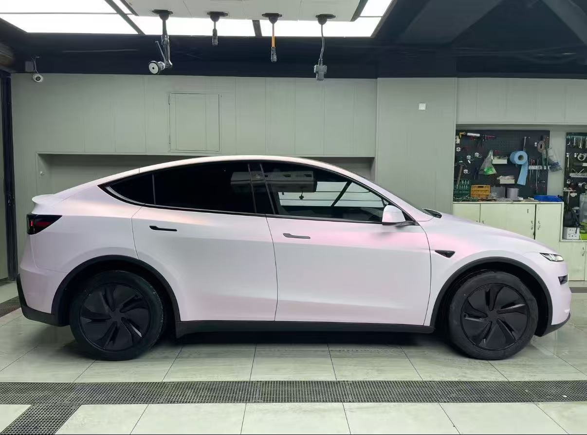 Matte Floral Pink Color TPU PPF Film Self-Healing UV-Proof Self-Cleaning 8Mil Car Paint Protection Film