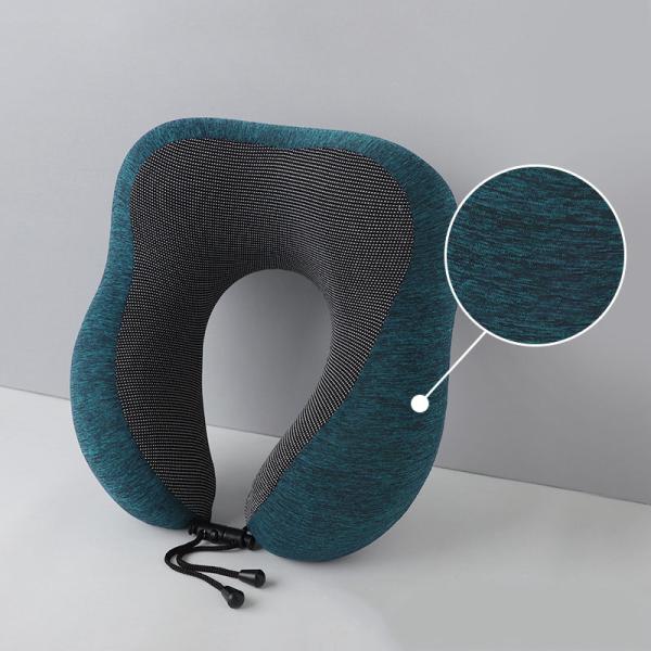 U Shaped Neck Pillow Travel Nap Sitting Sleeping by Car Memory Foam Pillow With Hood Customized for Home