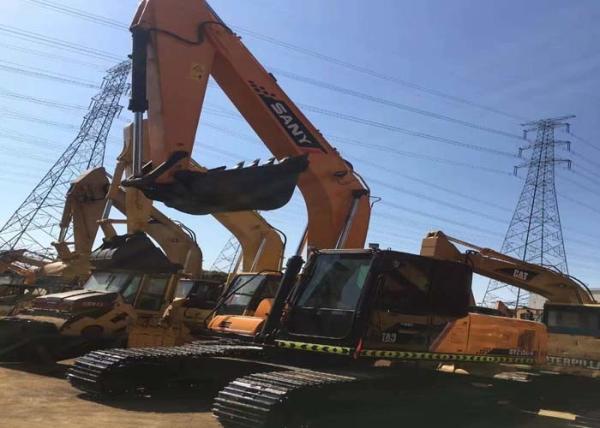 CE 0.9M3 Sany 215-9 Second Hand Crawler Excavator