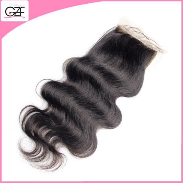 New Arrived Top Quality 120% Density Brazillian Virgin Hair Closure Body Wave 4x4 Lace Closure