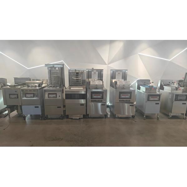 6HD Electric 12KW 380V 28L 6 Fry Tray Big Productivity Round Auto Lift Broaster Chicken Pressure Fryer