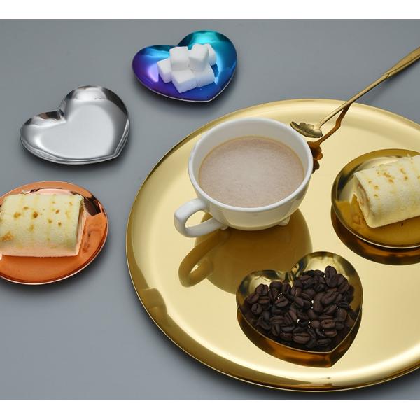 Rustproof Gold 10x10cm Metal Jewelry Tray Mirror Polishing