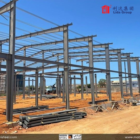 Earthquake Resistant Waterproof Heat Insulated Light Steel Structure LGS Building Workshop