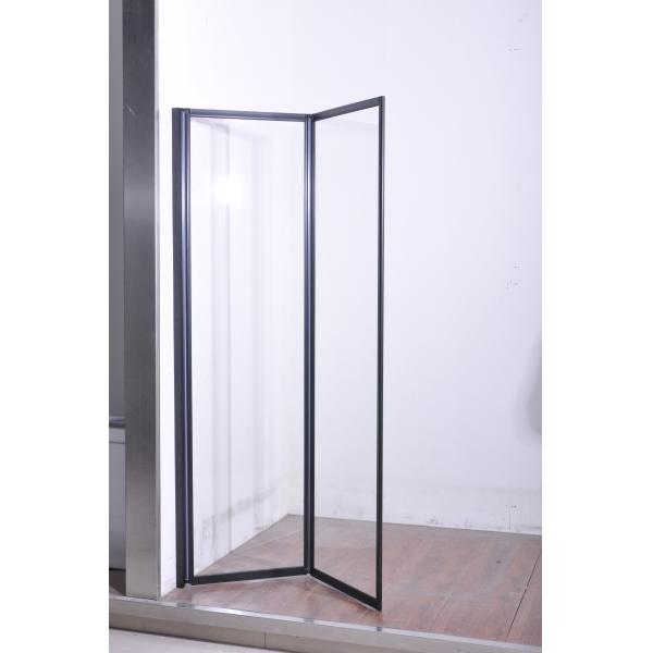 black Sliding 6mm Tempered Glass Shower Door 1200X1950mm