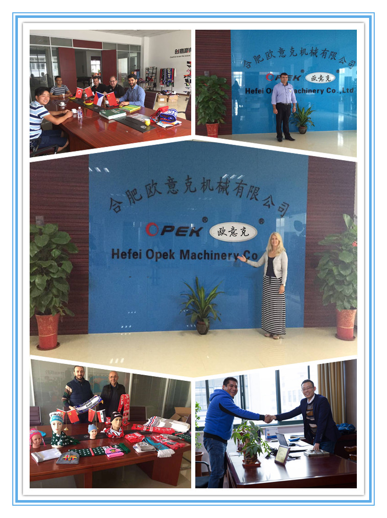 9inch Knitting Width OPEK Cap Machine for Knit Hats/Scarf 600 Sets/Month Big Capacity