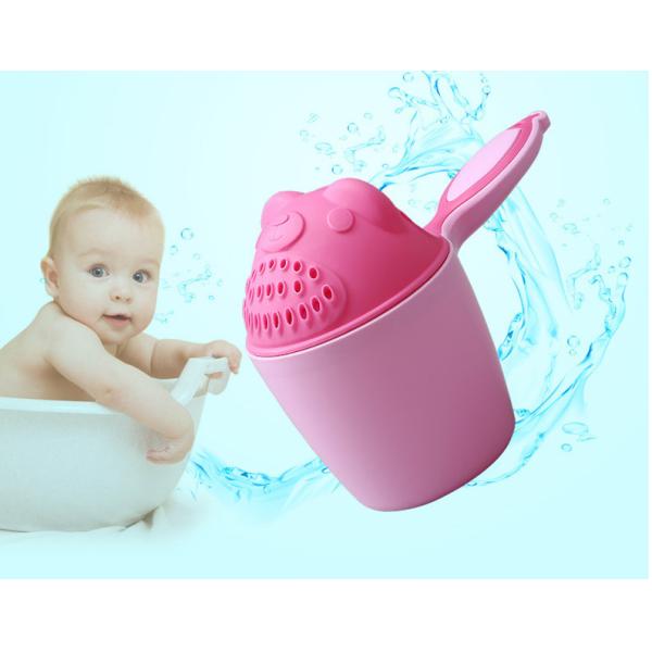 Shower Spoon Water Cup Child Baby Bath Rinse Cup 10.5*10.7*10 cm Size