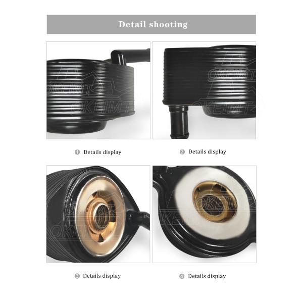 El refrigerador del aceite de motor para ISUZU 4KH1 aplica a Isuzu 897166499 8-97226391-0 8-97081-589-a