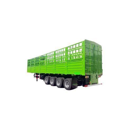 Heavy Duty 3 Axle 60 Ton Cargo Truck Fence Stake Transport Trailers Side Wall Semi Trailer