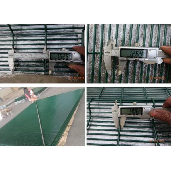 3m High Galvanized Anti-Climp 358 Fence
