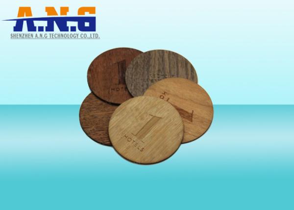 Eco-Friendly Custom Antique Circle Cutting Wooden Business NFC Card / blank card