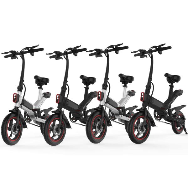 40 - 60KM Long Voyage Aluminum Folding Electric Bike For Urban Tourism