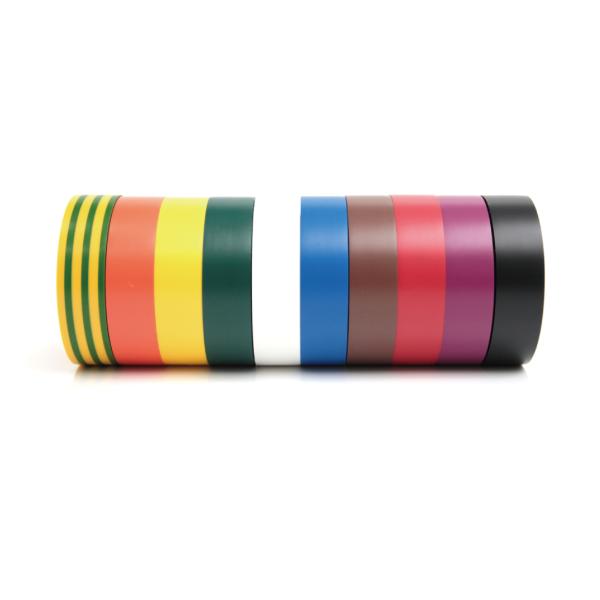 0.12mm PVC Electrical Tape Chemical Resistant Black PVC Insulation Tape Roll