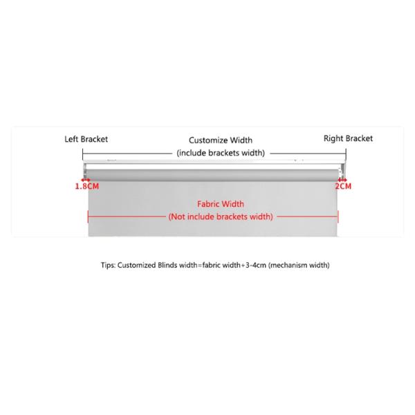 Resist ultraviolet rays smart Wifi Tubula motorintelligent electric Shangri-La Roller Blinds motroized light adjustable