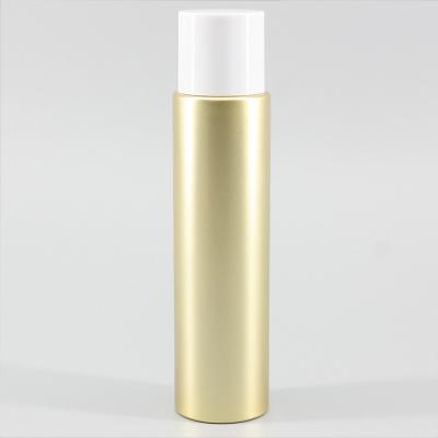 Garrafa plástica do ANIMAL DE ESTIMAÇÃO 3.38oz liso do ouro do cilindro 24mm