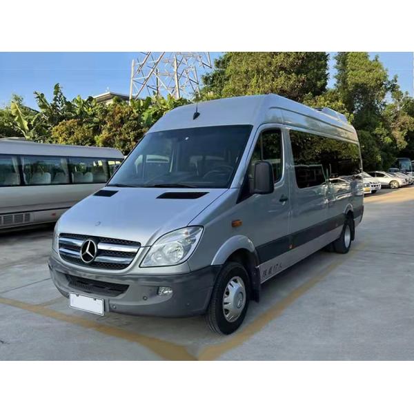 Manual Second Hand Mini Buses , Benz 17 seats Used Passenger Van