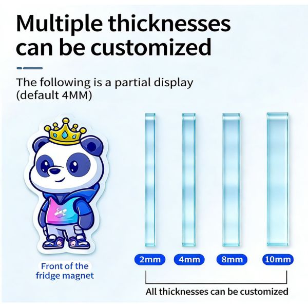 Adorable Custom Animal Fridge Magnets - Personalized Premium Acrylic Decor & Unique Gift Idea