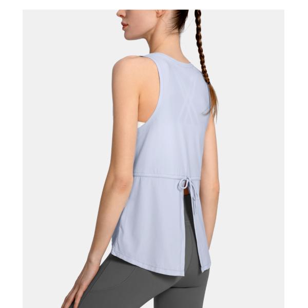 BSCI Certified Ladies Sleeveless Running Tops