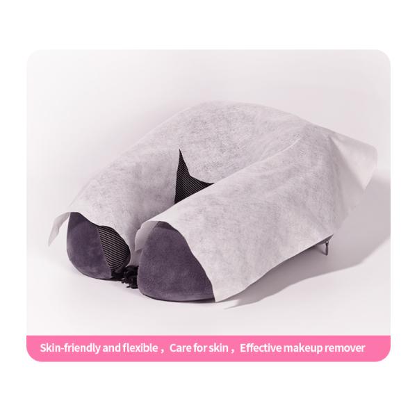 Customized Disposable Face Cradle Covers 40gsm Massage Table Face Covers