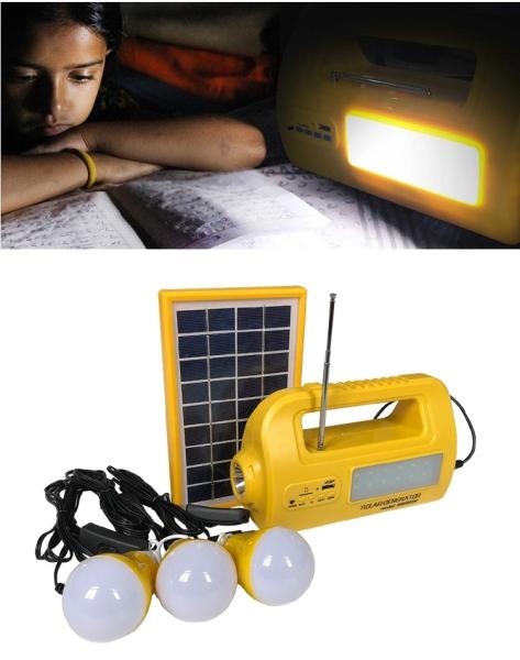 3W6V LED Solar System LED Torch Outdoor Solar Light Bulbs camping light