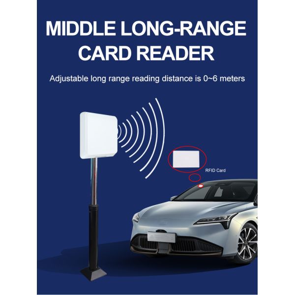 SEWO Long Range UHF RFID Parking System with Vehicle Access Control and Remote Wired RS485 Control