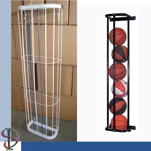 Vertical 6 Or 12 Basketballs Storage Sport Equipment Racks Wall Mounted
