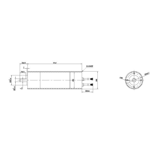 42BLY мотор 0.5A 24v 370rpm шестерни Dc IP65 серии 0.6N.M водоустойчивый безщеточный