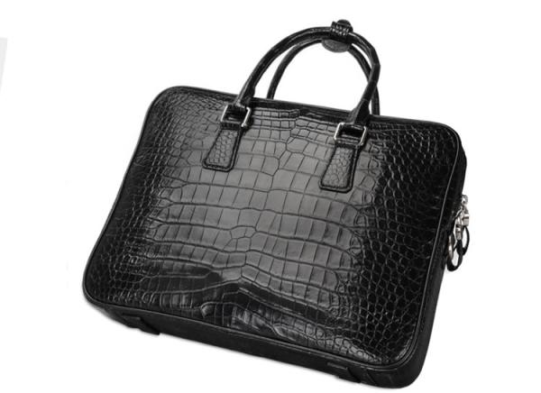 Dongguan factory wholesale genuine crocodile leather business briefcase man handbag