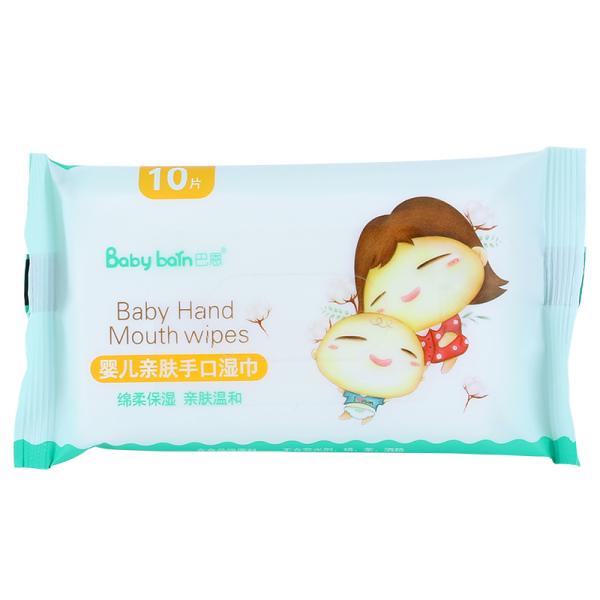 Disposable Private Label Sensitive OEM Water Wet Wipes Baby Hand Mouth Cleaning