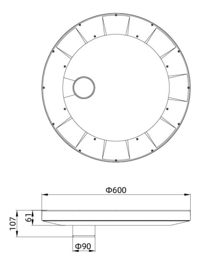 80W Mains-powered Garden Light 160lm/w With Die-casting Aluminum Housing Used In Streeets And Parks.